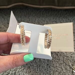 Simply hoops bomb party smoky topaz